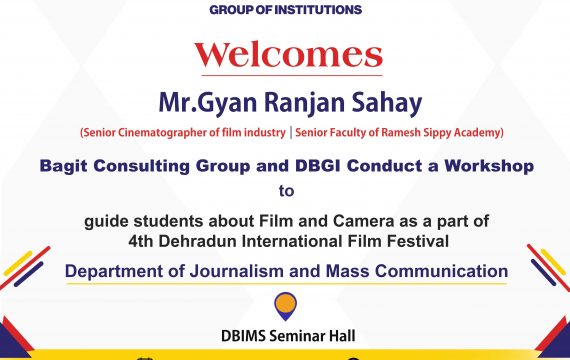 Workshop On Camera and Film Making BY Department of Journalism and Mass Communication