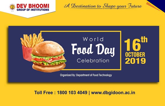 World Food Day celebration by Department of Food Technology