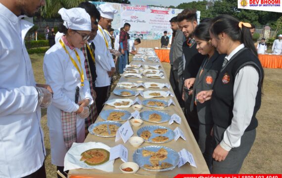 120+ Varieties of Paratha Making Event in Department of Hotel Management