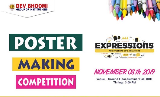 Poster Making Competition by Expressions- The Life Skills Club